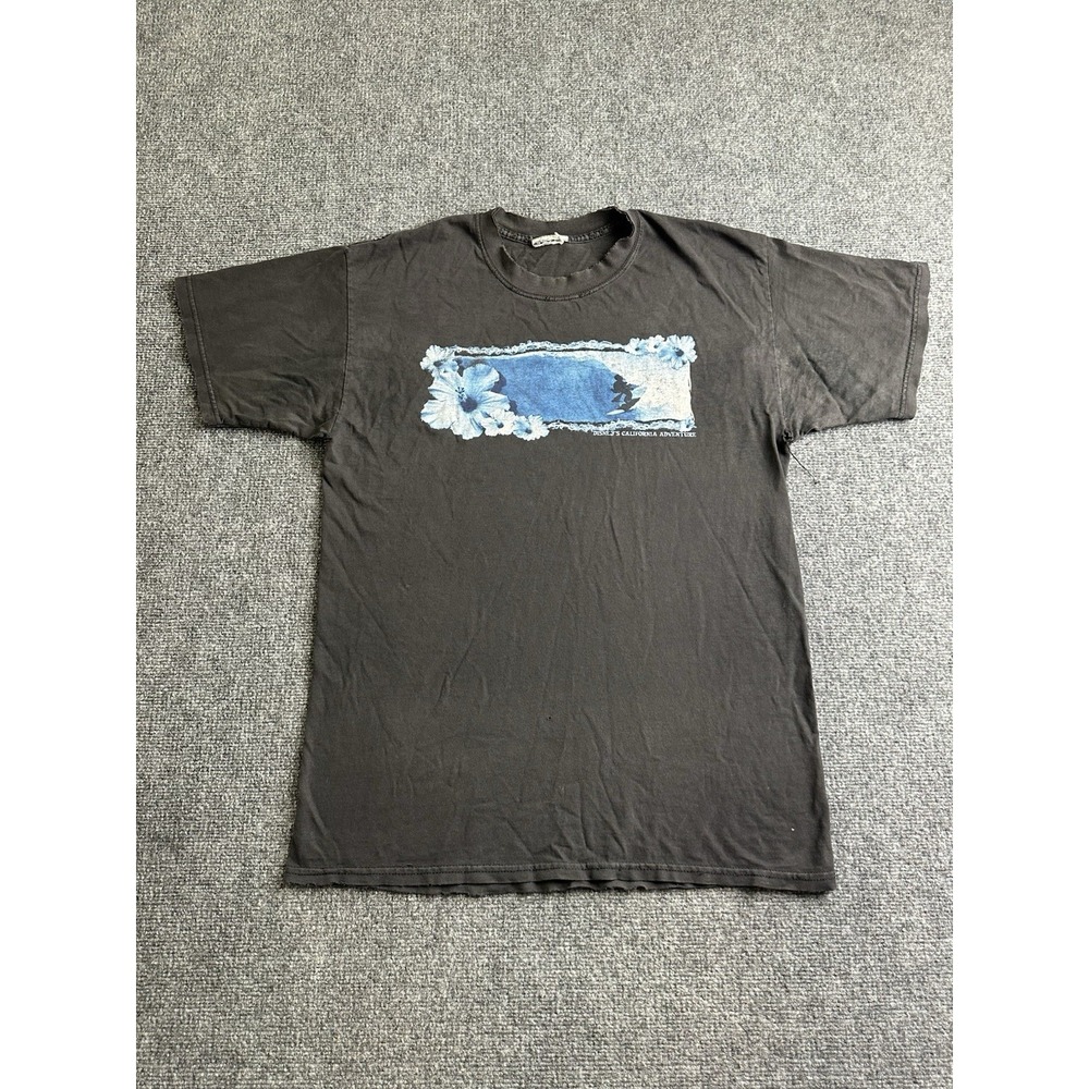 Mens Vintage 2000s Disney California Adventure Surf Graphic T-Shirt, Size L